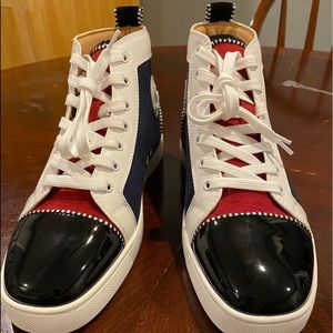 Louboutin LOUIS 2020 SS Suede Logo Sneakers
